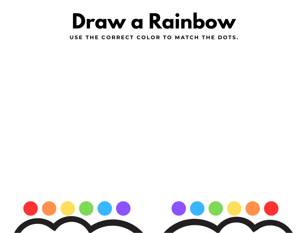 Draw a Rainbow&nbsp;Worksheet