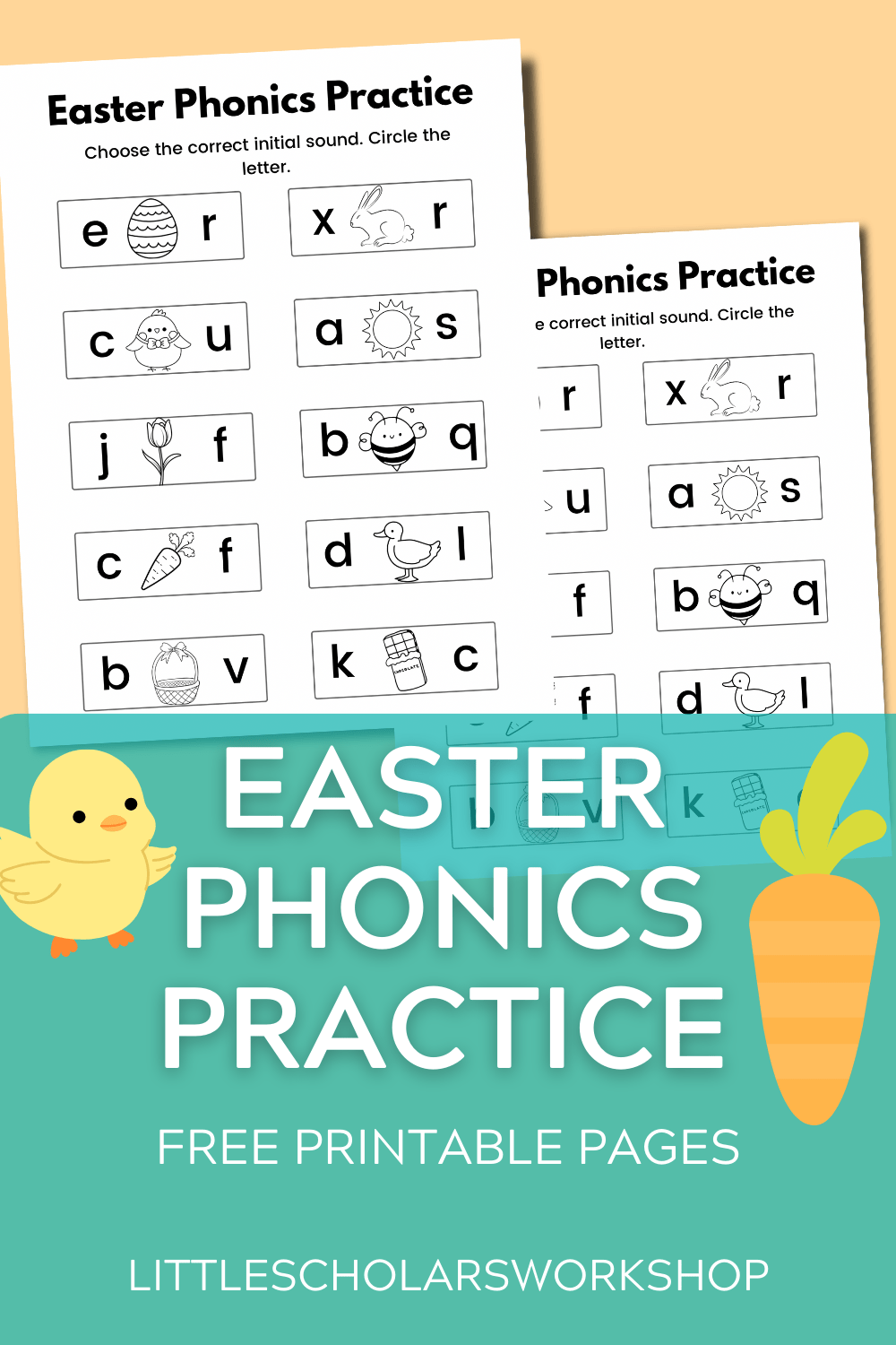 Easter Phonic Practice&nbsp;Worksheet
